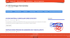Desktop Screenshot of iessantiagohernandez.com
